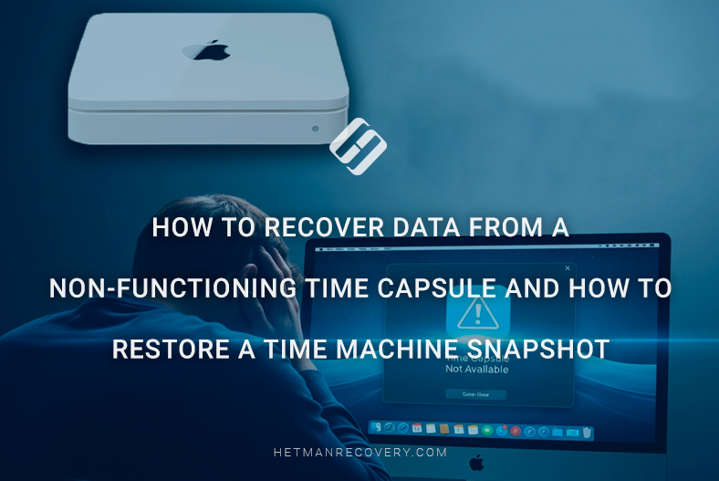 How to recover data from a non-functioning Time Capsule and how to restore a Time Machine snapshot How to recover data from a non-functioning Time Capsule and how to restore a Time Machine snapshot