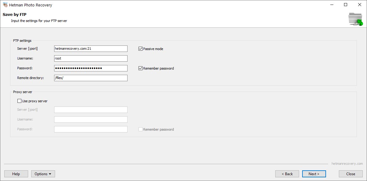 Using FTP Upload Using FTP Upload