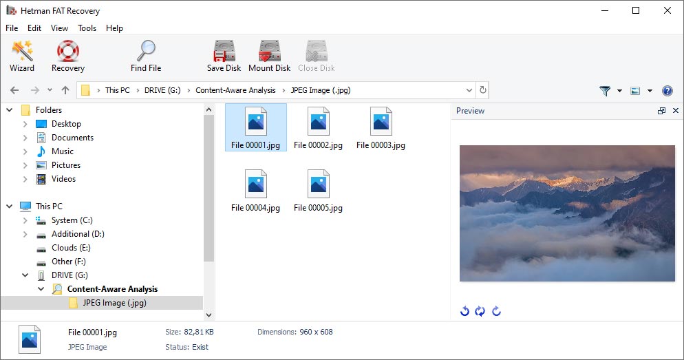 Previewing Deleted Files